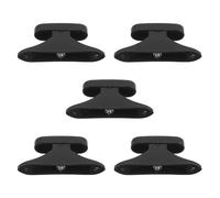 TINEASUR Clips de Fixation pour Étui de Violon 5pcs en Plastique Noir Maintien Sécurisé et Compatibilité pour Archet et Alto, pour Voyages et Performances