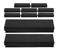 TINEASUR Coffret Stylo Élégant Noir 10pcs Boîte de Rangement pour Crayon et Ballpoint Pens, Résistant aux Rayures L'usure, pour Présent Rentrée et Usage Bureau