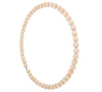 TINEASUR Couronne De Perles En Macramé Cerceaux En Bois Pour Décoration De Porte D'entrée Décorations De Fête Style Halloween Noël