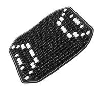 TINEASUR Coussin De Siège Auto En Perles De Bois Rafraîchissant Noir, Ventilation Naturelle, Housse Respirante Adaptée Pour Voiture, Bureau Et Usage Quotidien