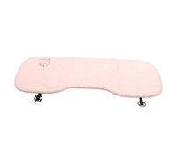TINEASUR Coussin De Siège Auto Peluche Avec Motif Lapin Housse De Siège Arrière Rose Avec Support Antidérapant Pour Voiture