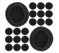 TINEASUR Coussinets pour Casque 55 mm en éponge Ronde Lot de 24pcs, protecteurs de Remplacement pour écouteurs adaptés aux activités de Plein air