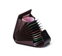 TINEASUR de Certificat Hommes crédit Sacs à Main à Trois Volets Portefeuille Pochette Rangement Pochette de Rangement Sporran Sacoche Rangement de Rangement d'argent Black