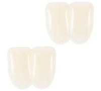 TINEASUR Dents De Lapin Décoratives en Résine Blanche, Lot De 2 pour Cosplay Et Soirées Costumées, Accessoires Pratiques pour Déguisement De Lapin Et Fêtes