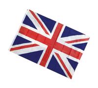 TINEASUR Drapeau Royaume-uni en Polyester Solide et Portable pour Décoration de Fête ou Réunion Internationale, Bannière Union Jack Résistante