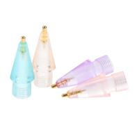 TINEASUR Embouts de Stylet de Rechange pour Stylet 1 et 2, Lot de 4 Pièces Colorées Transparentes, Compatible Tablette, Pointe Fine en Plastique Solide, Usage Dessin et Prise de Notes,