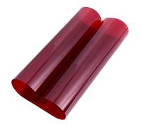 TINEASUR Film de Couleur pour Lumières Rouge 30x200 Cm en Pet Flexible, Filtres D’éclairage pour Photographie et Théâtre, Diffuseur Lumineux Polyvalent pour Créateurs et Événements