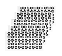 TINEASUR Film Réfléchissant 3D pour Scanner, Points de Repère Autocollants Haute Réflexion, Épaisseur 0,15 Mm, Lot de 5 Feuilles pour Marquage Précis et Solide, Accessoires de Numérisation