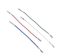 TINEASUR Fils Conducteurs Phono Tourne-Disque 4 Pièces Multicolores Câbles De Connexion Flexibles Accessoires Phono pour Équipement Audio Rouge Blanc Bleu Vert