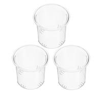 TINEASUR Filtres à Thé Passoire à Thé en Verre Lot de 3 pour Théière 1000ml Réutilisable en Vrac de -
