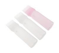 TINEASUR Flacon sans Abîmer Cuir Chevelu 120ml de Teinture Capillaire en Plastique Léger Colorant Cheveux Lot de 3, Accessoire pour Salon et Soin