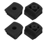 TINEASUR Freins Roller Caoutchouc 4 Pièces, Bloc de Frein de Remplacement pour Patins à roulettes, Compatibles Roller Skating Shoes, Installation Facile
