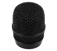 TINEASUR Grille de Microphone métallique de Remplacement pour tête de Grillage Compatible avec KTV et Microphones sans Fil Maille Noire résistante