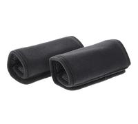 TINEASUR Housse Antidérapante Noire en Polyester pour Fauteuil Roulant Coussin de Poignée Remplaçable, Couverture Complète de L'accoudoir pour Réduire aux Mains