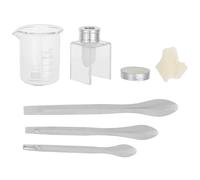 TINEASUR Kit de Bricolage de Rouge à Lèvres avec Moule en Silicone, Design Portable et Compatible pour Réparation à Domicile, Ensemble 8 Pièces pour Débutants et Passionnés