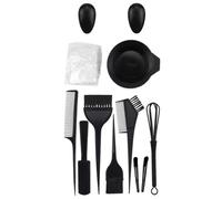 TINEASUR Kit de Teinture Capillaire 12 Pièces Bol à Mélanger, Pinceau Résistant la Chaleur, Protège-oreilles Antistatique - Accessoires Professionnels pour Coloration de Salon et Usage
