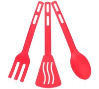 TINEASUR Kit Ustensiles Cuisine Ensemble de 1 Résistant Haute Température en Pp Spatule Ménagère et Cuillère Pratique pour Usage Cuisine