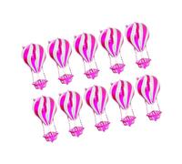 TINEASUR Lot De 10 Ballons À Air Chaud En Aluminium Pour Fête D'anniversaire, Noël, Baby Shower, Mariage