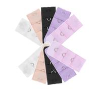TINEASUR Lot de 10 Rallonges de Soutien- pour Femmes Étroits à 3 Rangées 1 Bouton Boucle D'extension pour sous-vêtements pour Plus de Confort (aléatoire)