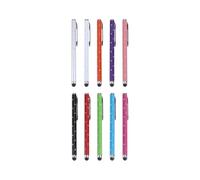 TINEASUR Lot de 10 Stylets Capacitifs en Métal pour Tablette et Téléphone, Léger et Précis, pour Prendre des Notes et Dessiner sur Écran Tactile