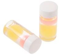 TINEASUR Lot de 2 Liquides Nettoyants pour Pinces à Cils, Dissolvant de Colle, Flacons sans Étiquette Perles Colorées Aléatoires, Accessoires Pratiques pour Extensions de Couleur Aléatoire