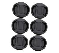 TINEASUR Lot De 6 Bouchons D'objectif D'appareil Photo 49 Mm Cache-poussière pour Monture D'objectif À Pression