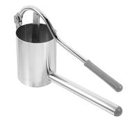 TINEASUR Machine à Nouilles Manuelle en Acier Inoxydable Argenté Facile à Utiliser Design Sain Cuisine Maison Presse-pâtes Compacte