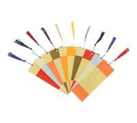 TINEASUR Marque-pages Faits Main en Papier Trou pour Suspendre, Kit Calligraphie Diy, Lot de 20 Pièces, Prêt à Décorer pour Noël, pour Lecteurs et Diplômés Couleur Couleur Aléatoire