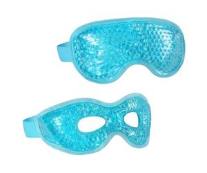 TINEASUR Masques Oculaires Rafraîchissants Améliorent la Luminosité 2pcs en Pvc Soulagent la Sécheresse Yeux et Peau Autour pour Voyages