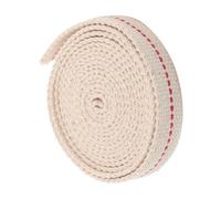 TINEASUR Mèche Plate Coton 1,5 Cm Mèche à Huile Naturelle Remplacement Lampe à Pétrole pour Camping Lanternes Portables Vintage 2 Mètres Rouleau Usage Extérieur