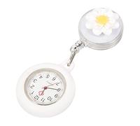 TINEASUR Montre De Poche pour Infirmière, Jolie Montre À Gousset pour Infirmière, Montre De Poche pour Infirmière, Enrouleur De Badge, Montre De Poche À Clip pour Infirmières, Montre À