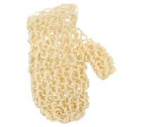 TINEASUR Moufles de Exfoliant en Chanvre de Sisal Beige Prise Confortable, Multi-fonction pour Gommage Corporel, Soin Doux et Naturel