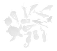 TINEASUR Moule DIY Plastique pour Collier et Boucle Oreille Kit de Remplissage Époxy Modèles Variés pour Création Bijoux Facile à Nettoyer et Ranger