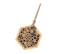 TINEASUR Multi-Use Wooden Bee House Maison à Insectes Bois pour Abeilles Et Abri Naturel De Jardin Suspendu Habitat Extérieur