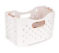 TINEASUR Panier à Linge Respirant Bac De Rangement Pour Vêtements Pour Salle De Bain Chambre Ou Petite Appartement Usage Et Pratique