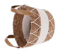 TINEASUR Panier à Linge Tressée Organisateur De Rangement Multifonctionnel Pour Maison Style Nordique Élégant Pour Vêtements Jouets Et Accessoires Petite