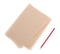 TINEASUR Papier Transfert Beige pour Céramique et Poterie, 10 Feuilles en Papier Calque pour Projets Artistiques et Applications en Pâte Polymère, Crayon Inclus