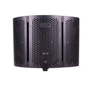 TINEASUR Pare-vent pour Microphone en Abs Pliable, Écran D'isolation Antibruit, Filtre Micro Coupe-vent pour Studio D'enregistrement, Protection Anti-souffle Adaptée aux Pieds de Micro