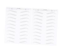 TINEASUR Patch pour Sourcils Artificiels Autocollants 20 Paires Effet 6d Imperméable pour Femmes sans Sourcils ou Peu Fournis Usage Maquillage Quotidien