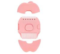TINEASUR Peigne Coupe-cheveux pour Tout-petits et Femmes, Coupe Frange et Pointes Fourchues, Design Portable en Métal et Plastique, Forme Pomme Rose pour Coiffure Facile