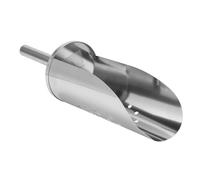 TINEASUR Pelle à Glace Cuillère Alimentaire Multifonction en Acier Inoxydable Petite Perforée Ustensile Inox Outil Utilitaire Sûr et Hygiénique Cuisine et Bar pour Glaçons, Farine et Riz