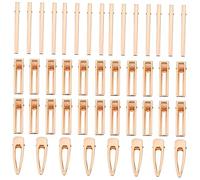 TINEASUR Pince à Cheveux DIY 50Pcs Épingles à Cheveux Bec de Canard Accessoires Élégants pour Femmes pour Bricolage pour Toutes Tenues