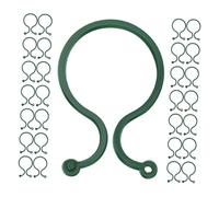 TINEASUR Pinces De Jardin pour Tomates Et Plantes Grimpantes, 100 Pièces Grandes Tailles Vertes, Clips De Support Réutilisables pour Tiges, Maintien Solide pour Jardinage Et Cultures en Extérieur