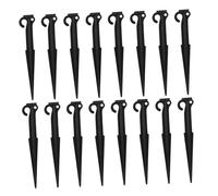 TINEASUR Piquets De Tente en Plastique 20 Pièces : Piquets De Randonnée Amping, Au Sol pour Tentes Et Parasols, pour Camping, La Plage Et