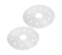 TINEASUR Plaque Conductrice en Acier Inoxydable 2pcs pour Diffusion de Chaleur, Compatible Plusieurs Ustensiles, Facile à Entretenir, pour Cuisinière à Induction