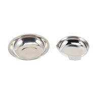 TINEASUR Plateaux de Pesée en Acier Inoxydable Lot de 2, Petite Taille, Plateau de Balance Électronique Professionnel, Bord Arrondi, Adapté la Pesée de Bijoux et Petits Objets, Accessoire