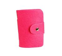 TINEASUR Poche Porte-Badge D'identification Porte-Cartes Femmes Petit Porte-Cartes Portefeuille Porte-Cartes Peau De Carte De Crédit Portefeuilles Portefeuille Mince pour Hommes Rosy
