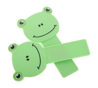 TINEASUR Poignée de Siège de Toilette Mignonne Adhésive, Lève-cuvette en Plastique Vert, Design Portable pour Garçon et Filles et Adultes, Maison Voyages, Lot de 2