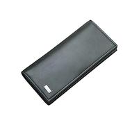 TINEASUR Portefeuille Long Cuir Synthétique pour Homme Capacité Étendue avec Fenêtre pour Carte Identité Et Emplacements pour Cartes De Crédit Et Billets