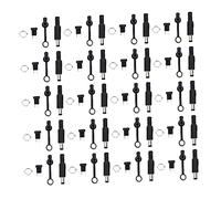 TINEASUR Prises et Fiches Dc avec Capuchons Étanches 5,5 X 2,5 Mm, Connecteurs Soudés, Kit 36 Pièces pour Câbles Électriques, Protection et Usage Électronique Solide